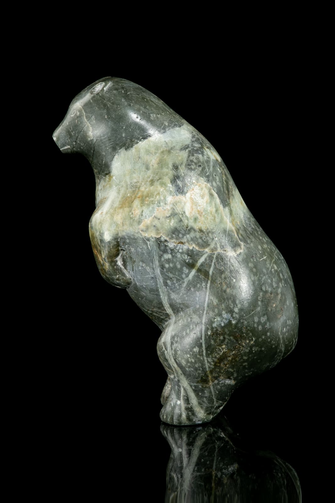 MATHEW AQIGAAQ (1940-2010) QAMANI'TUAQ (BAKER LAKE), Standing Polar Bear, c. 1963-5