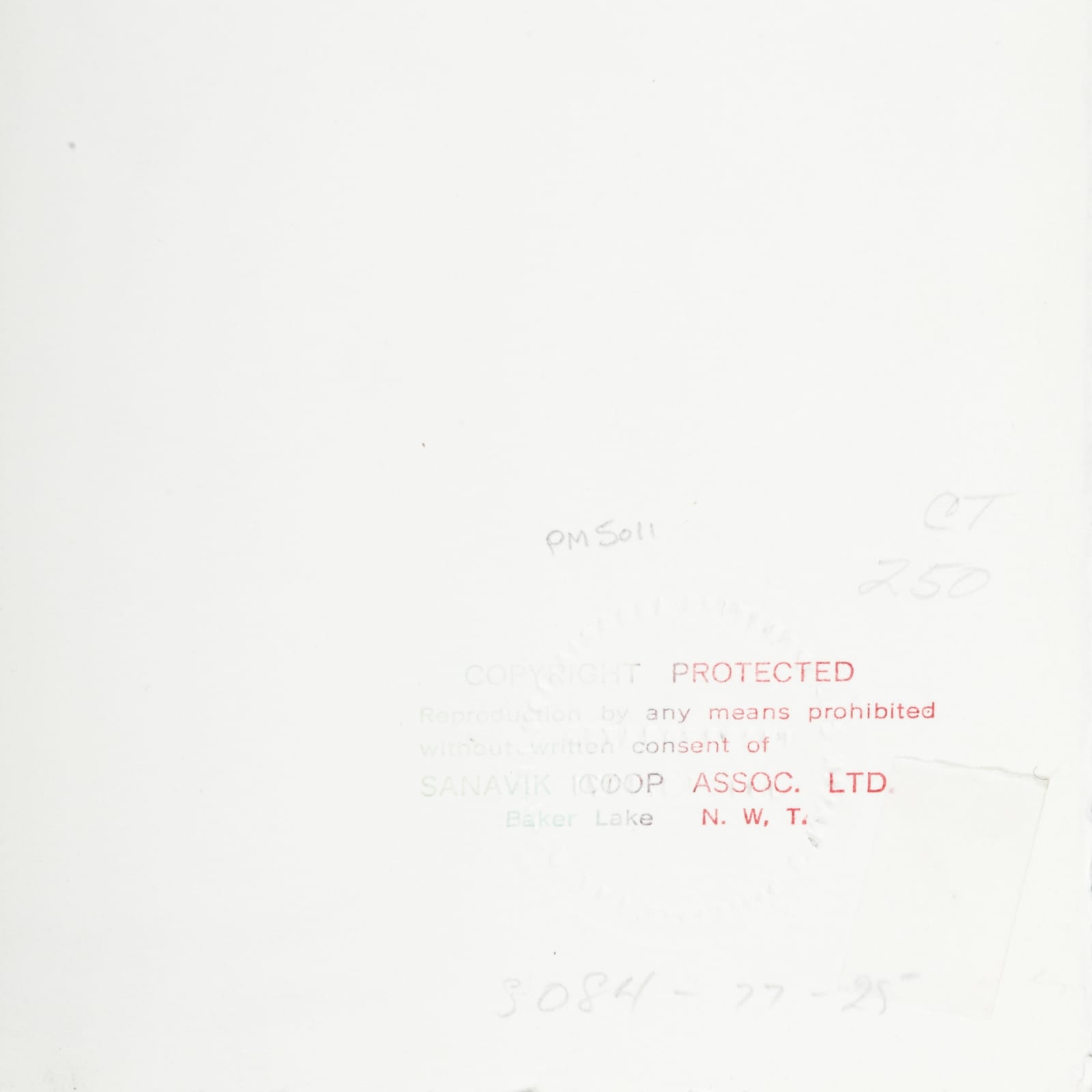 JANET KIGUSIUQ (1926-2005) QAMANI'TUAQ (BAKER LAKE), At the Fish Weir , 1977