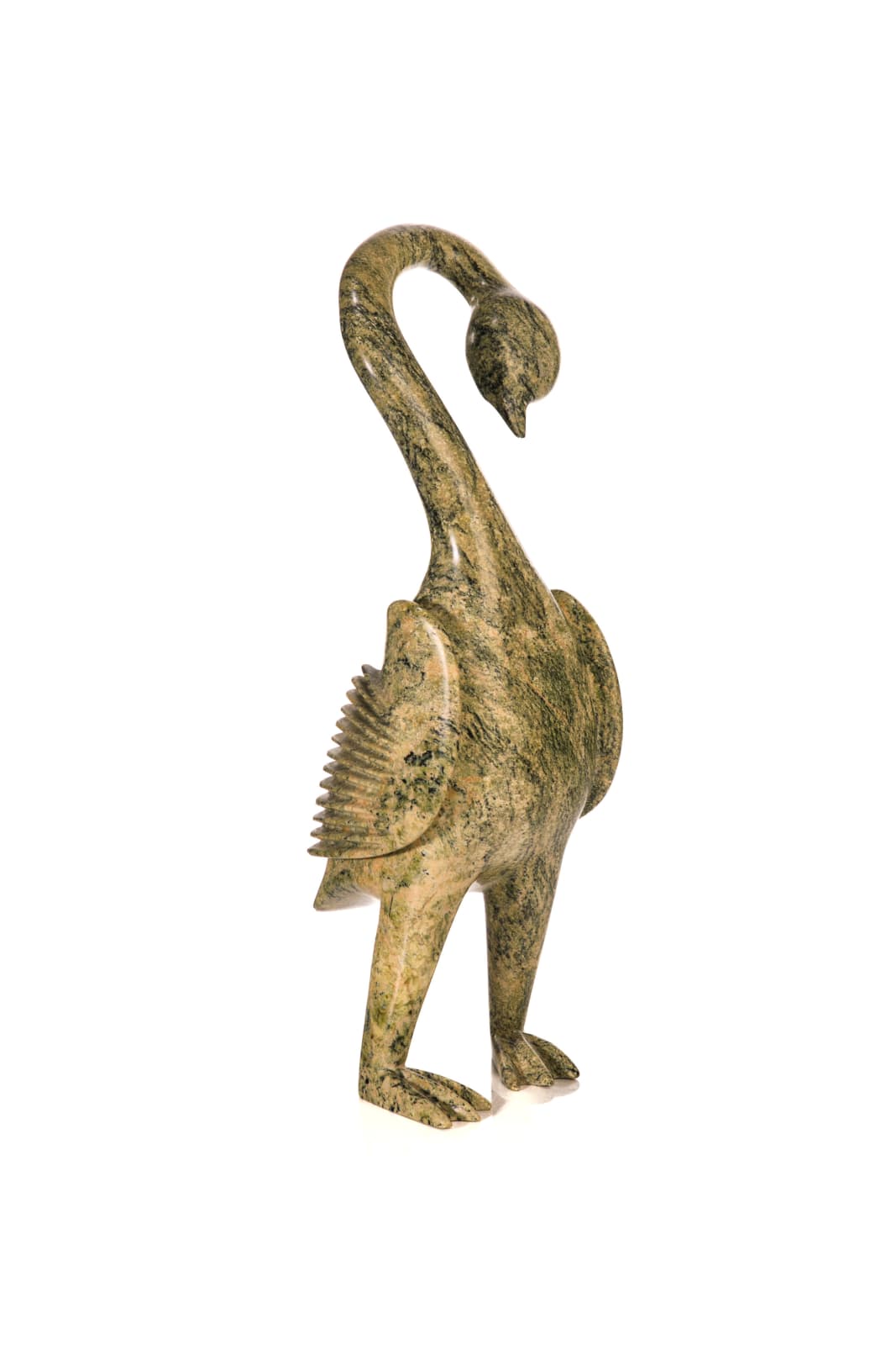 POOTOOGOOK QIATSUQ (1959-) KINNGAIT (CAPE DORSET), Preening Goose, 1990s