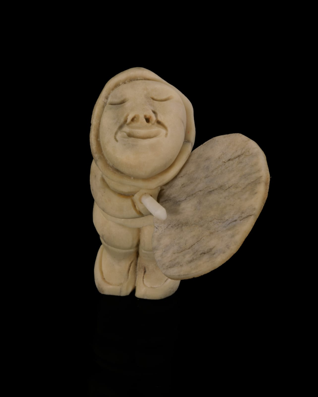 SILAS KAYAKJUAK (QAYAQJUAQ) (1956-) SANIRAJAK (HALL BEACH) / OTTAWA, Drum Dancer, 2004