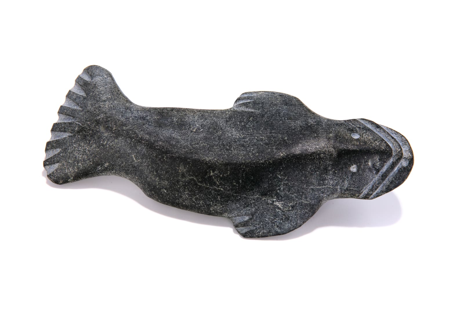 PUDLO PUDLAT (1916-1992) KINNGAIT (CAPE DORSET), Swimming Creature, 1960s