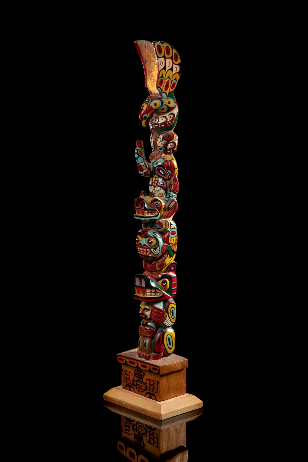 Attr.: JIMMY JOHN (1876-1987) NUU-CHAH-NULTH, Model Totem