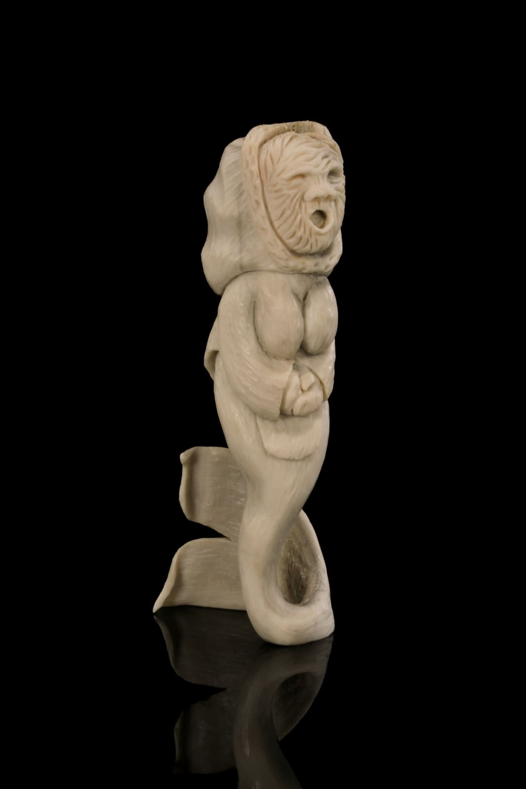 SILAS KAYAKJUAK (QAYAQJUAQ) (1956-) SANIRAJAK (HALL BEACH) / OTTAWA, Sedna, mid-2000s