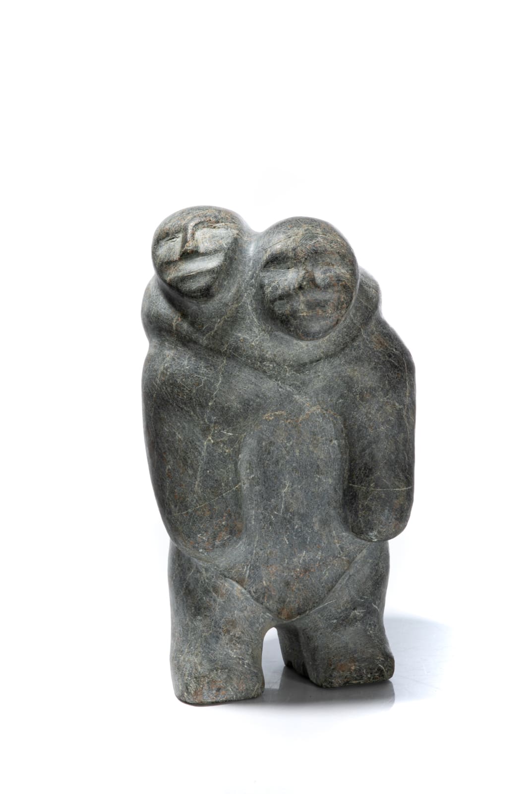 BARNABUS ARNASUNGAAQ (1924-2017) QAMANI'TUAQ (BAKER LAKE), Mother with Child in her Amaut, c. late 1980s