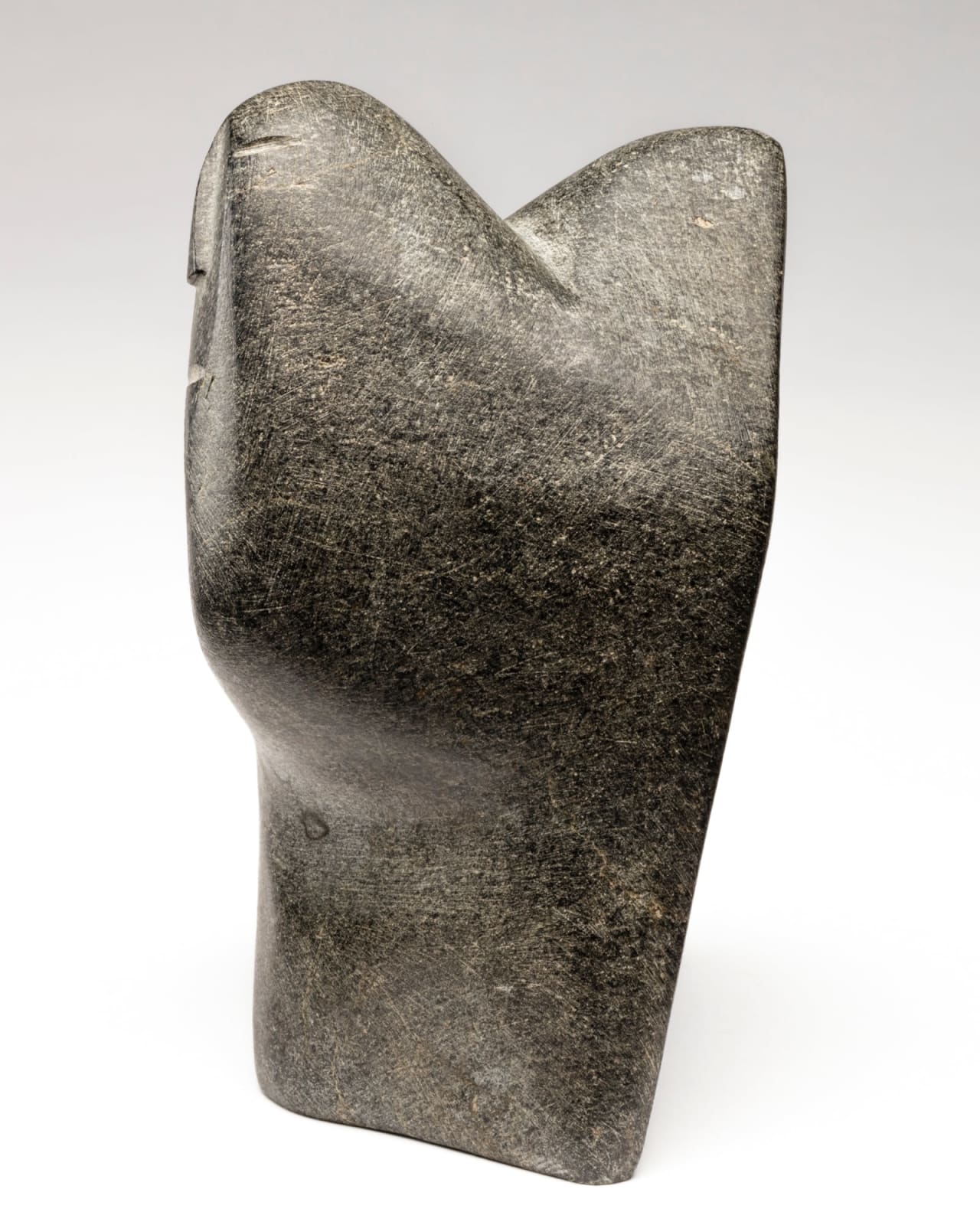 GEORGE ARLUK (1949-2023) ARVIAT (ESKIMO POINT), Hooded Figure, early 1970s