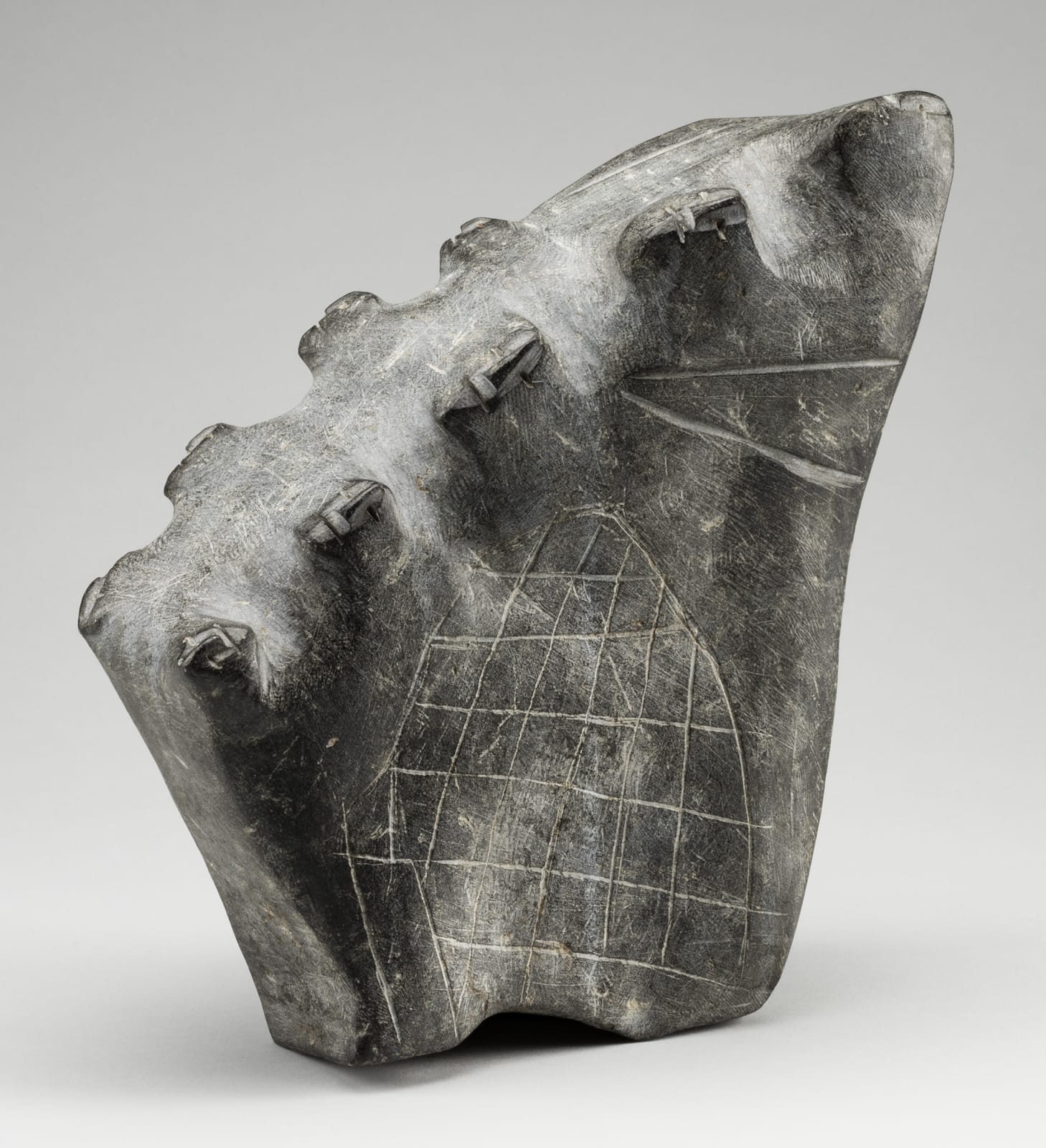 LUCY TASSEOR TUTSWEETOK (1934-2012) ARVIAT (ESKIMO POINT), Family and Igloos, late 1970s