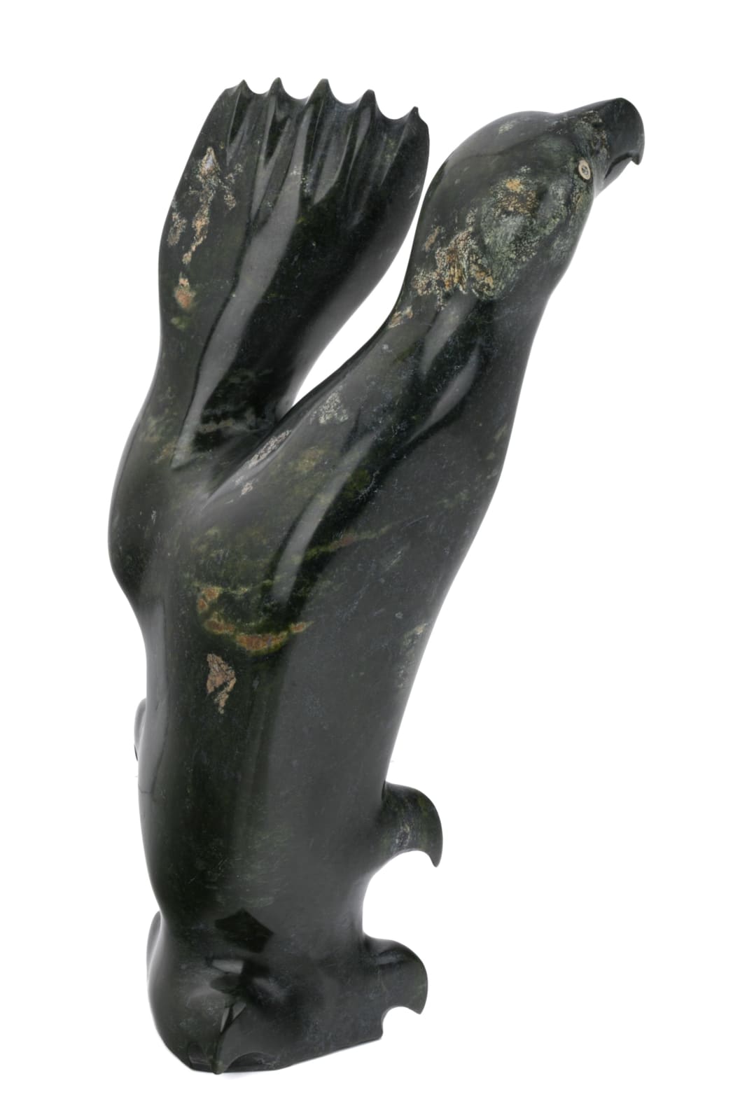 GIDEON QAUQJUAQ (1941-) TALOYOAK (SPENCE BAY), Gull with Flippered, Waving Wing, 1990s