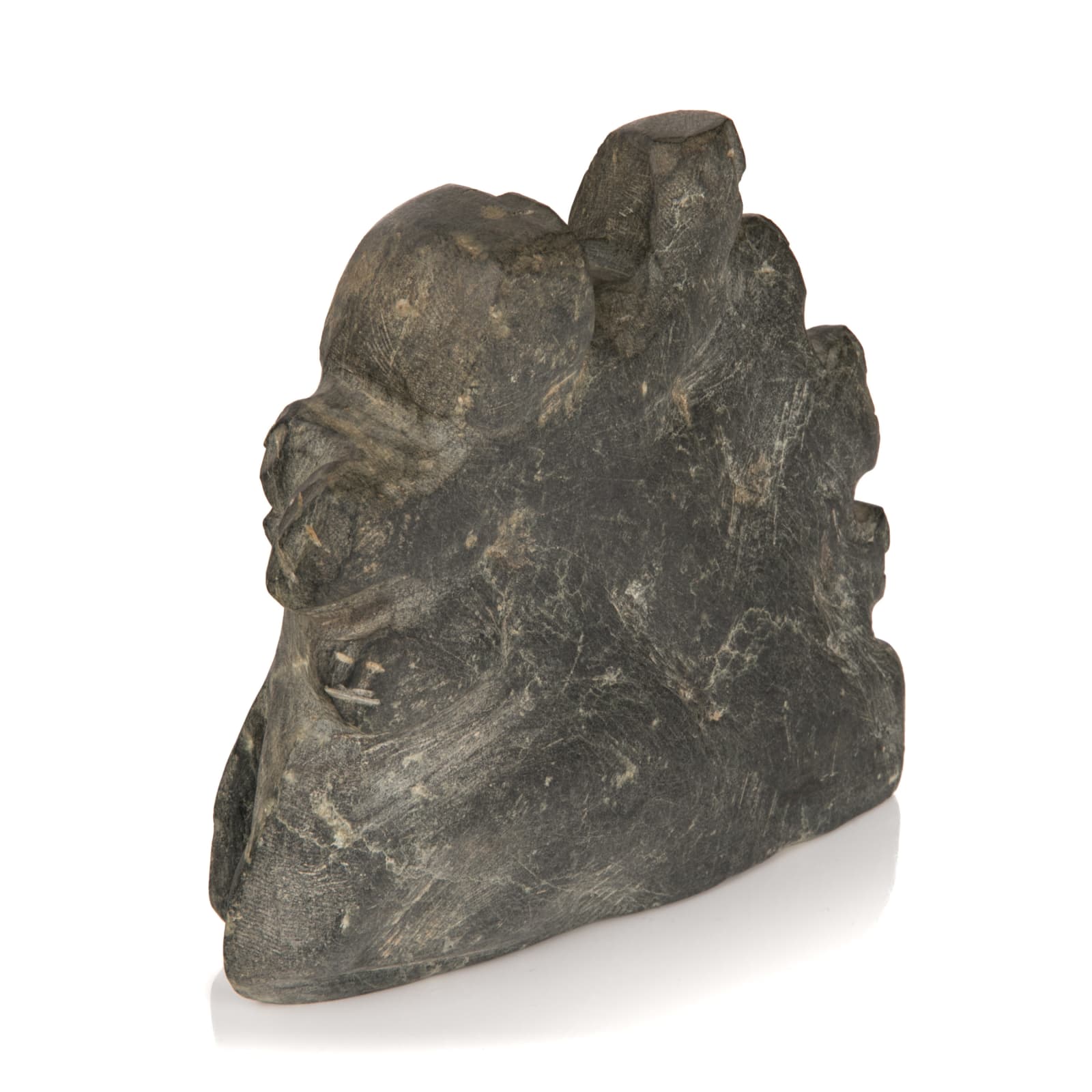 LUCY TASSEOR TUTSWEETOK (1934-2012) Arviat (Eskimo Point), Family Group, early 1980s