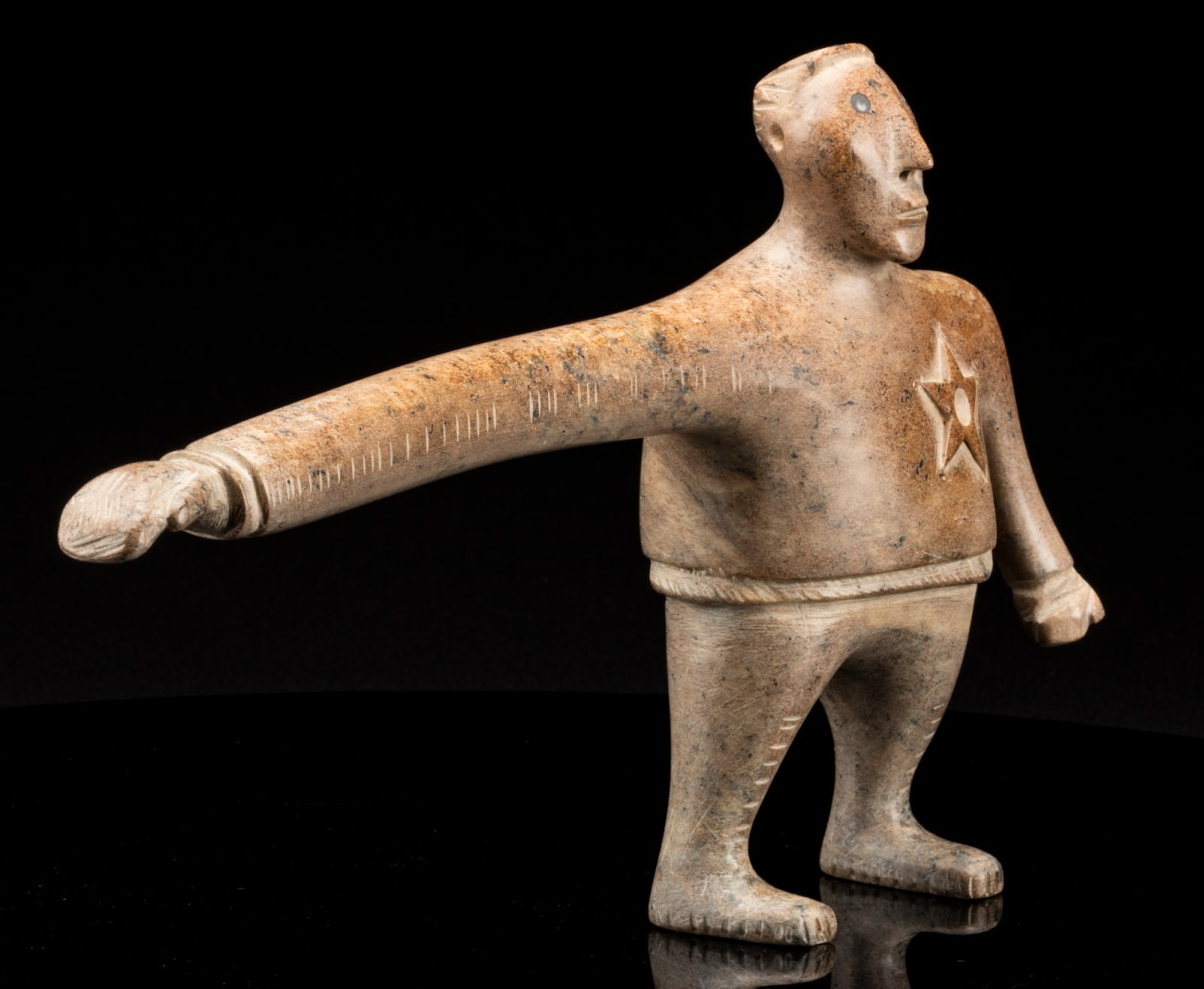 DAVID RUBEN PIQTOUKUN (1950-2026) PAULATUK / ONTARIO, Long Arm of the Law, 2004