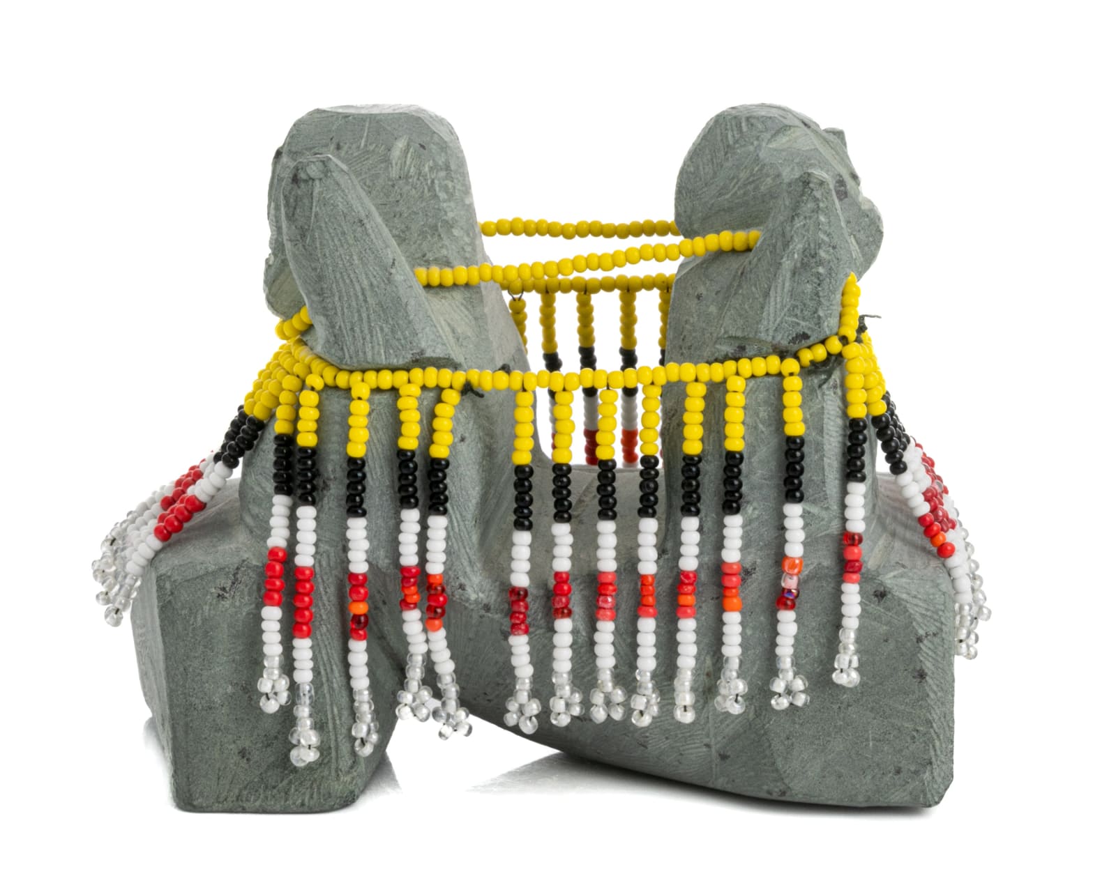 EVA TALOOKI ALIKTILUK (1927-1994) ARVIAT (ESKIMO POINT), Opposing Figures with Raised Arms