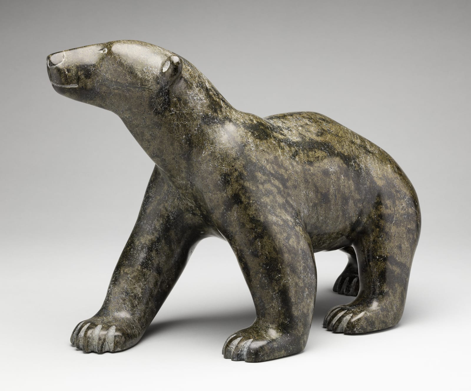 HENRY EVALUARDJUK (1923-2007) IQALUIT (FROBISHER BAY), Young Polar Bear, mid-late 1980s