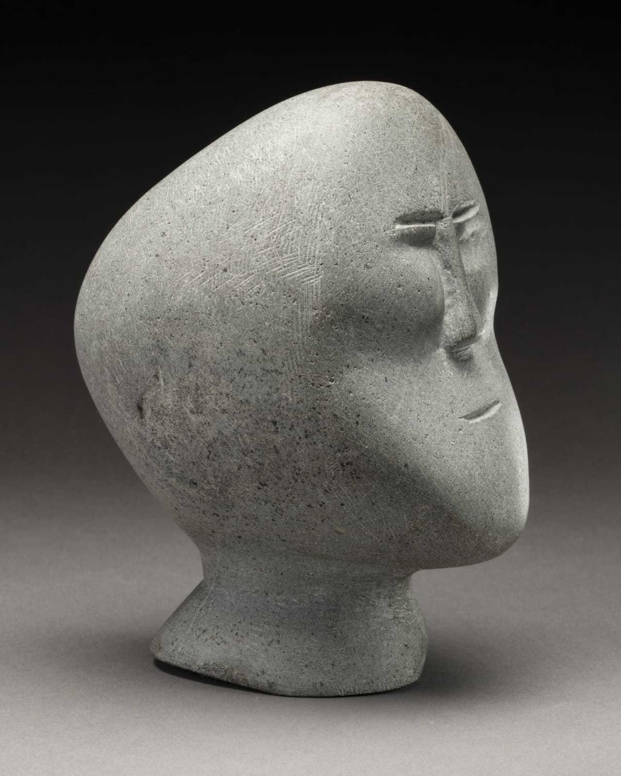 JOHN TIKTAK, R.C.A. (1916-1981) KANGIQLINIQ (RANKIN INLET), Head, c. 1964-5