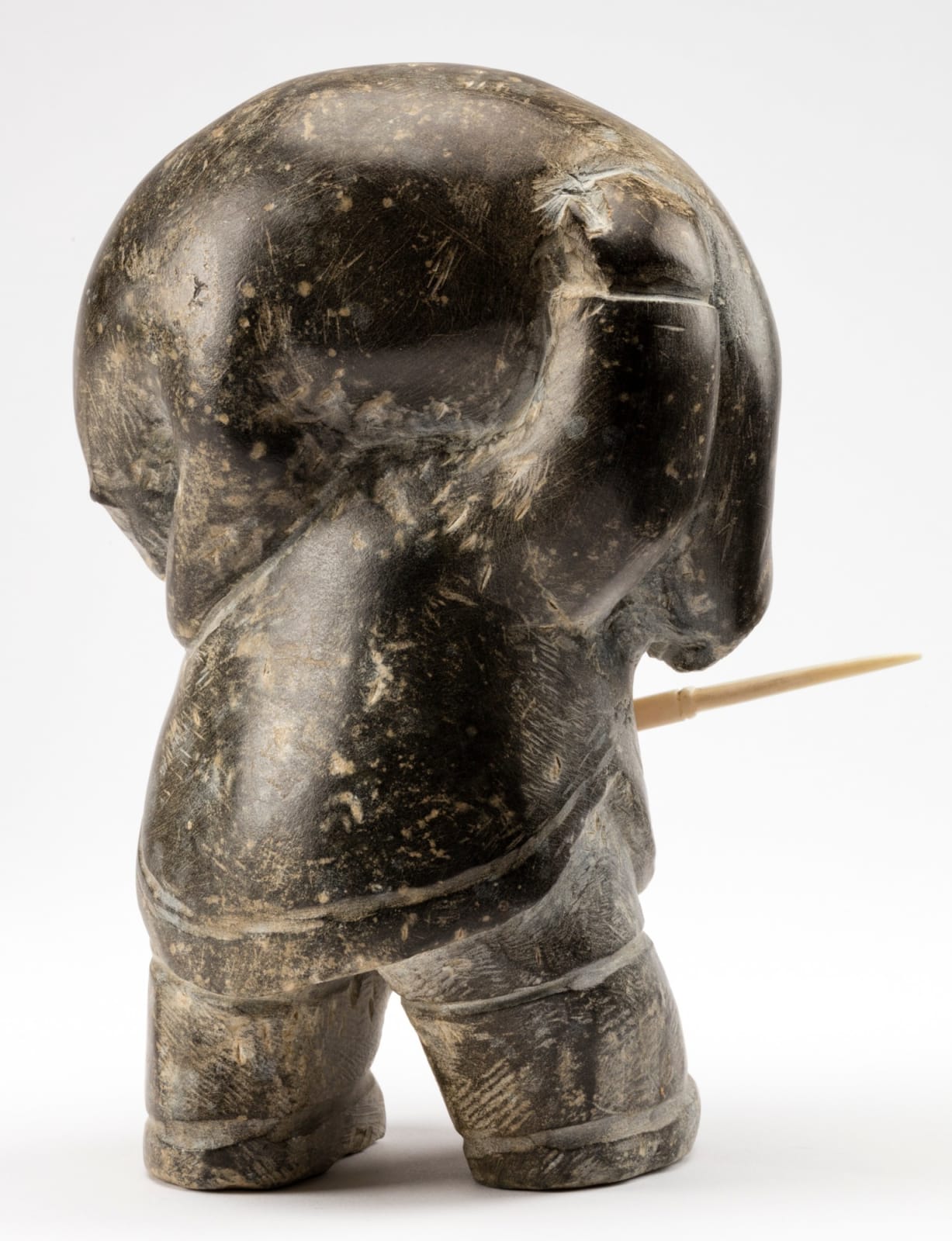 ENNUTSIAK (1893-1967) IQALUIT (FROBISHER BAY), Hunter with Captured Bear , c. 1960-62