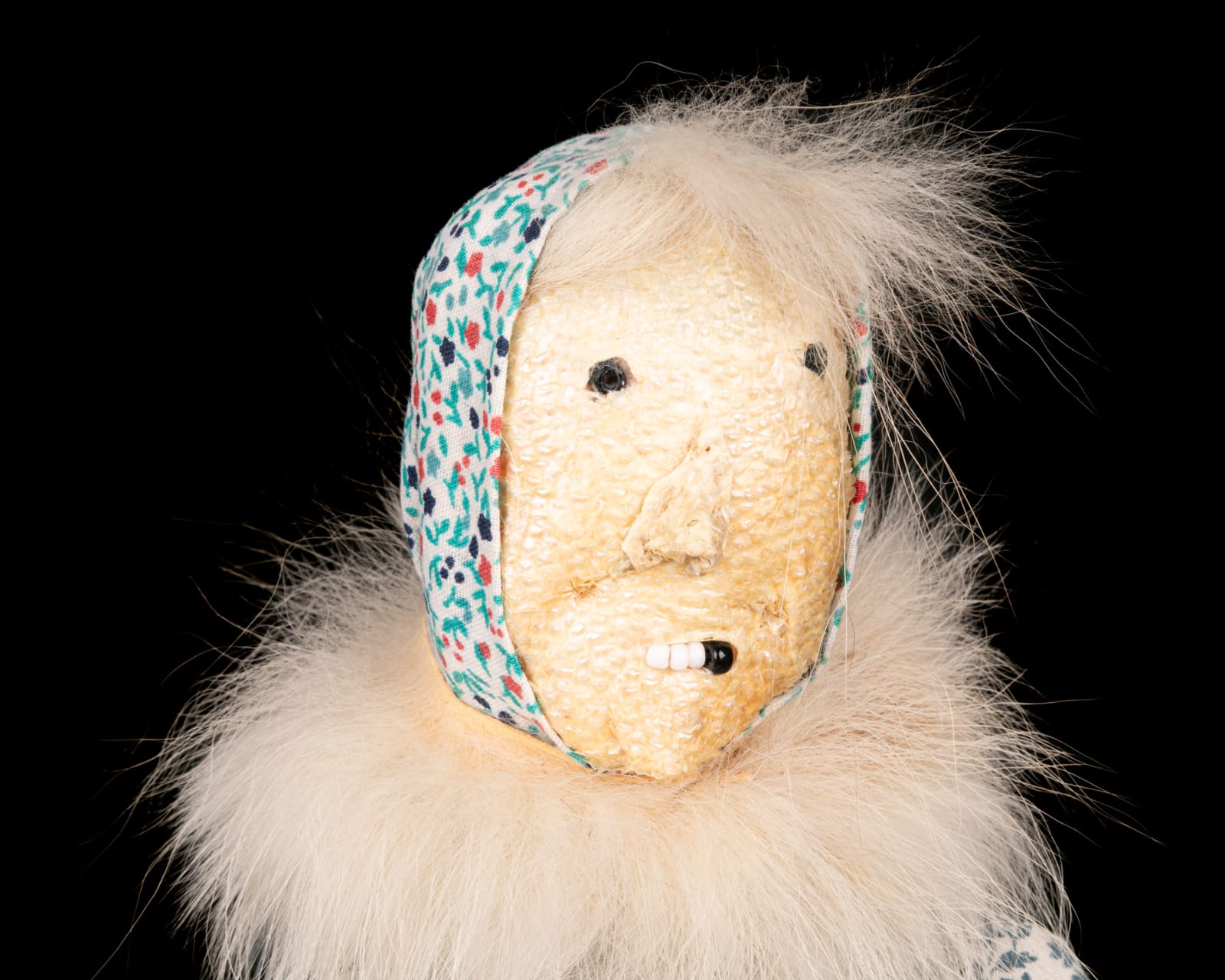 ROSALIE PANIYAK (1934-2007) CUP'IK, CHEVAK, Woman Flensing a Salmon, 1990s / 2000s