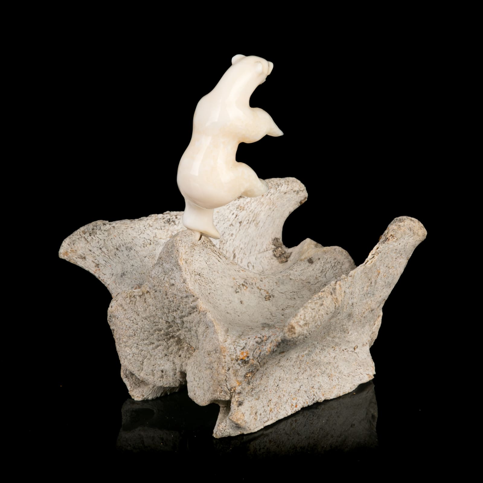 NICK SIKKUARK (1943-2013) ARVILIQJUAQ (PELLY BAY), Dancing Polar Bear, 1991