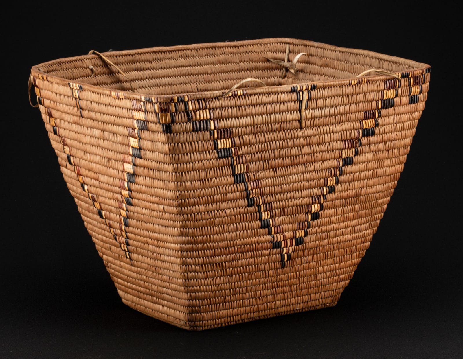 UNIDENTIFIED ARTIST, PROBABLY INTERIOR SALISH, STL'ATL'IMX (LILLOOET), Burden Basket, c. 1900-10