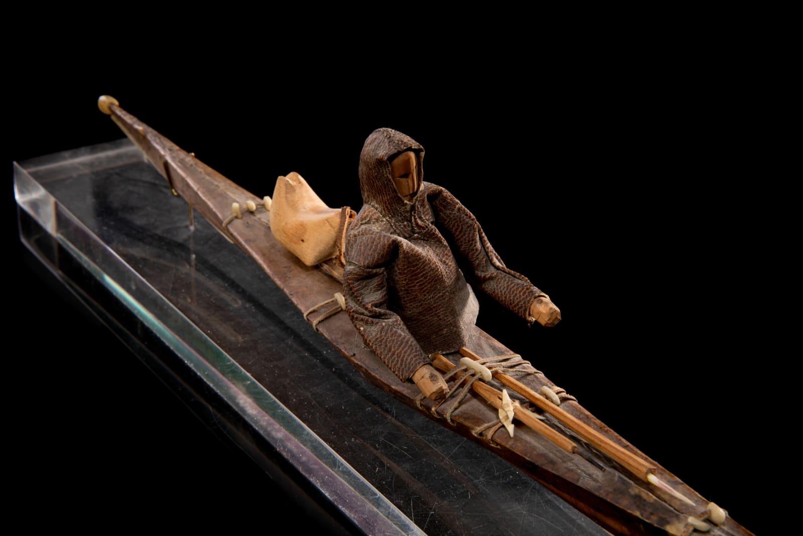 UNIDENTIFIED GREENLANDIC ARTIST, Hunter in a Kayak, early-mid 20th century