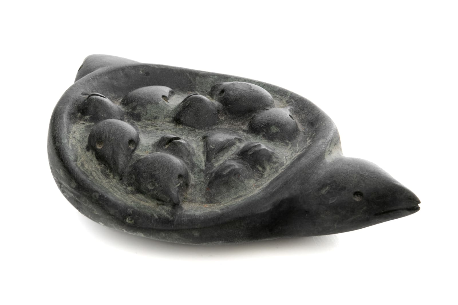 MIRIAM NANURLUK QIYUK (1933-2016), QAMANI'TUAQ (BAKER LAKE), Birds with Nest, mid 1980s