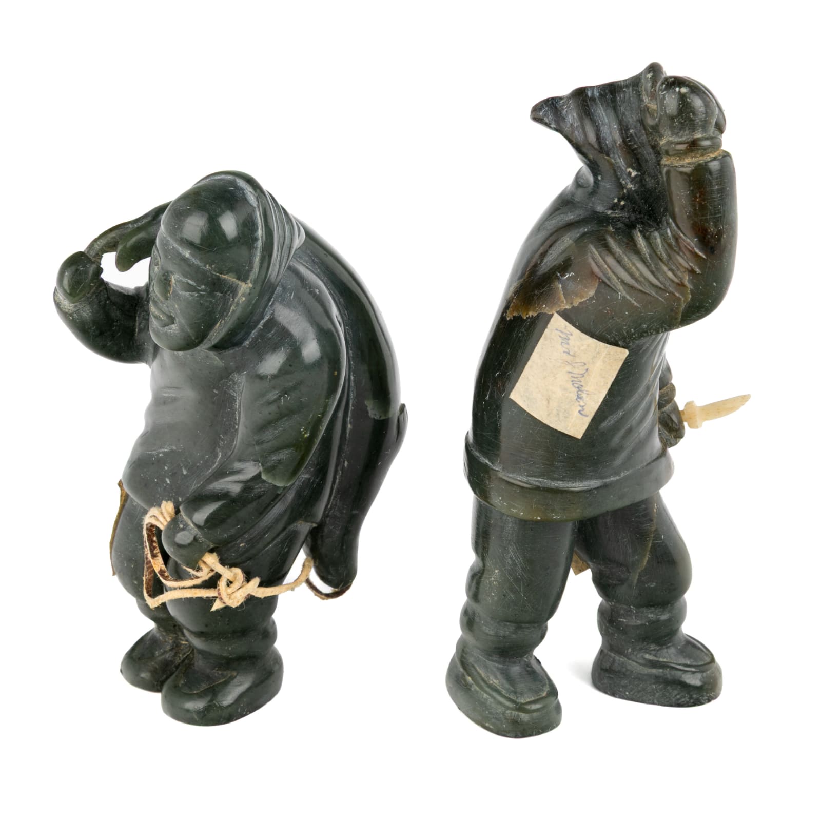 Probably DANIEL OWEETALUKTUK (1934-D?) INUKJUAK (PORT HARRISON), Father and Son, Returning from a Hunt, 1959