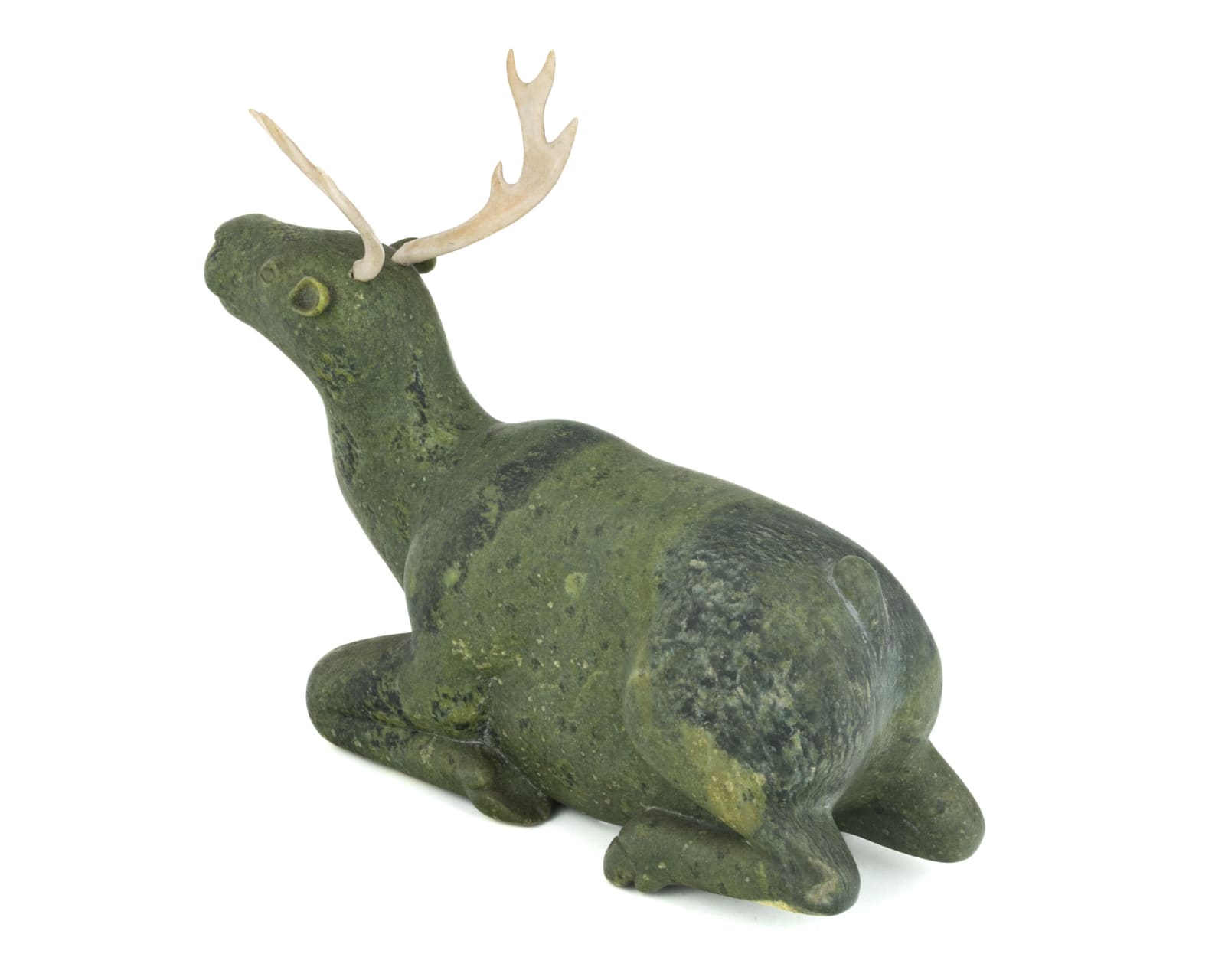 Possibly: KIUGAK (KIAWAK) ASHOONA, O.C., R.C.A. (1933-2014) KINNGAIT (CAPE DORSET), Kneeling Caribou, 1960s