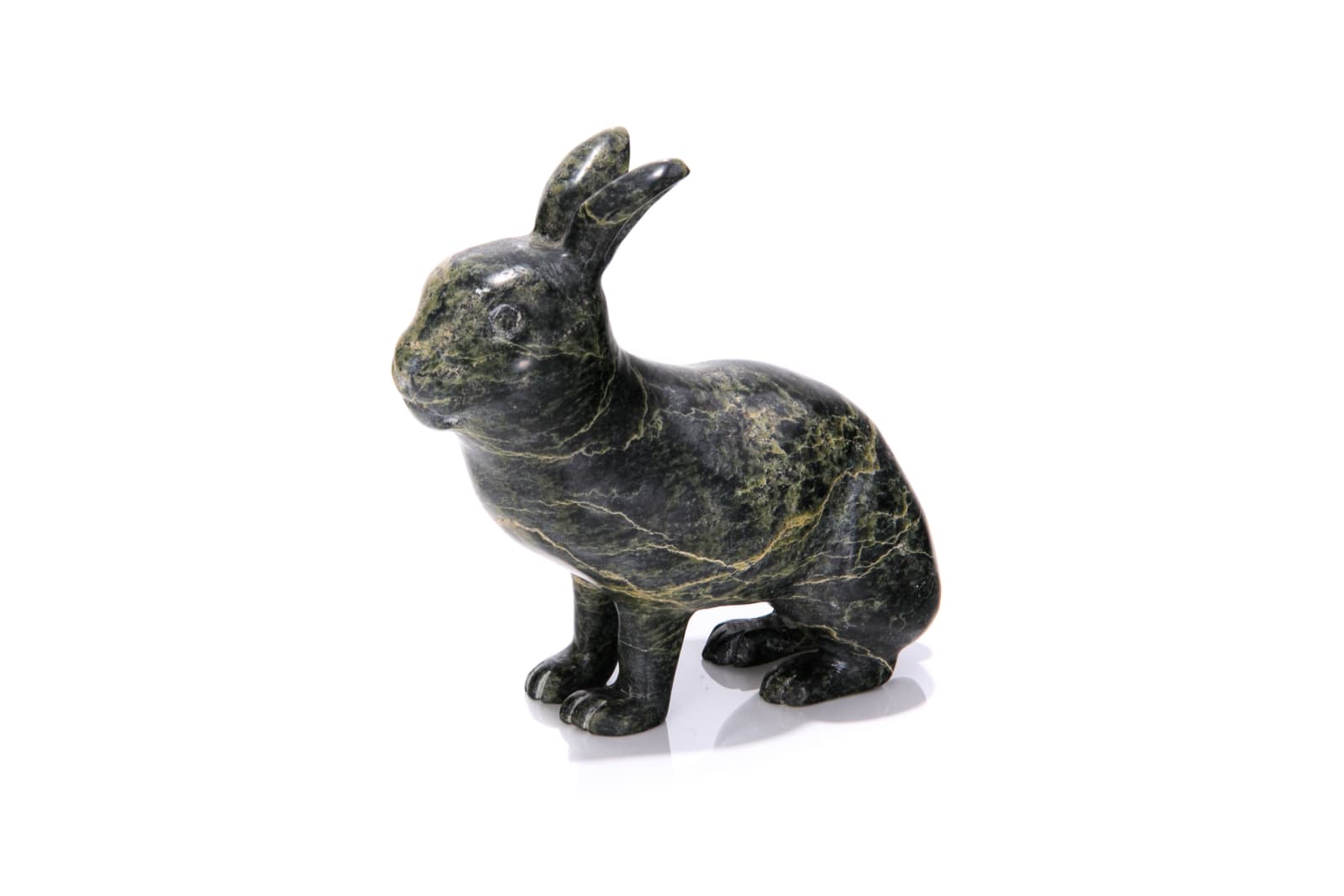 HENRY EVALUARDJUK (1923-2007) IQALUIT (FROBISHER BAY), Scenting Arctic Hare, mid 1980s