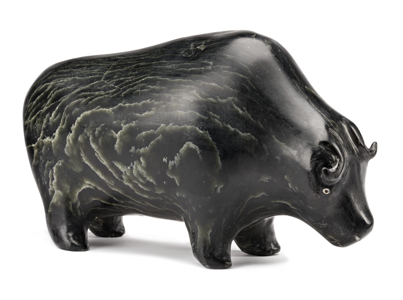 DAVID TIKTAALAAQ (1927-) QAMANI'TUAQ (BAKER LAKE), Muskox, early 1960s