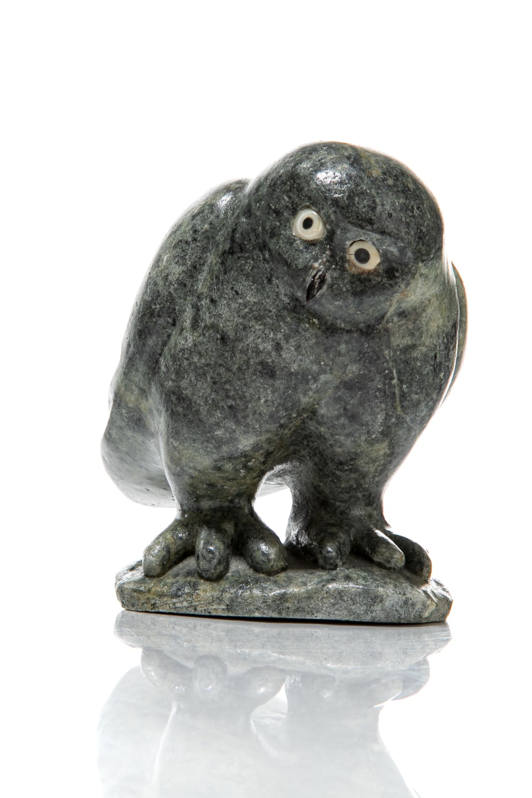 MANASIE AKPALIAPIK (1955-), IKPIARJUK (ARCTIC BAY) / TORONTO / OTTAWA, Curious Owl, early 2000s