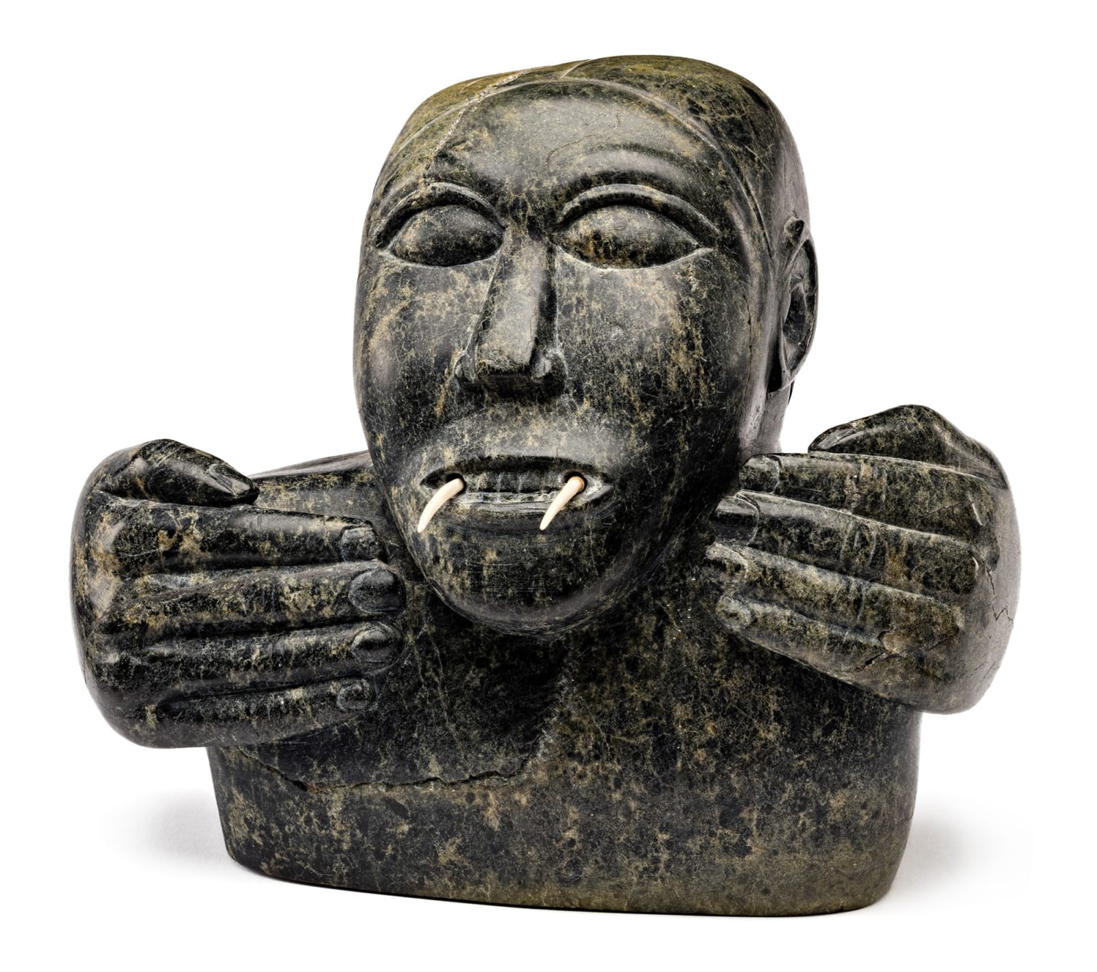 NANCY PUKINGRNAK AUPALUKTUQ (1940-) QAMANI'TUAQ (BAKER LAKE), Woman Shaman, 1976
