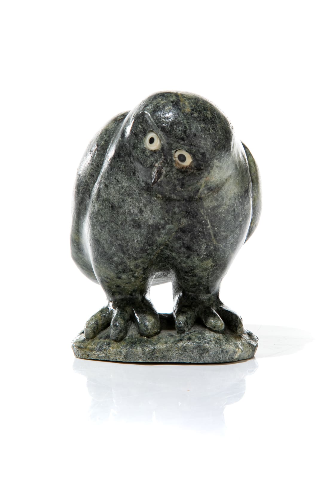 MANASIE AKPALIAPIK (1955-), IKPIARJUK (ARCTIC BAY) / TORONTO / OTTAWA, Curious Owl, early 2000s