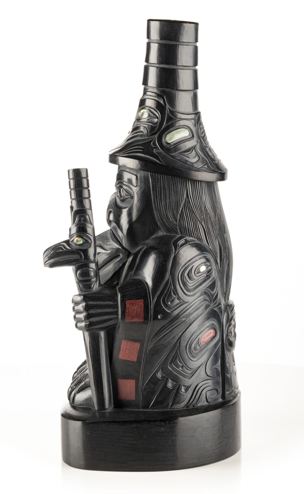 CHRISTIAN WHITE (1962-) OLD MASSET, HAIDA GWAII, Raven Chief, 2003