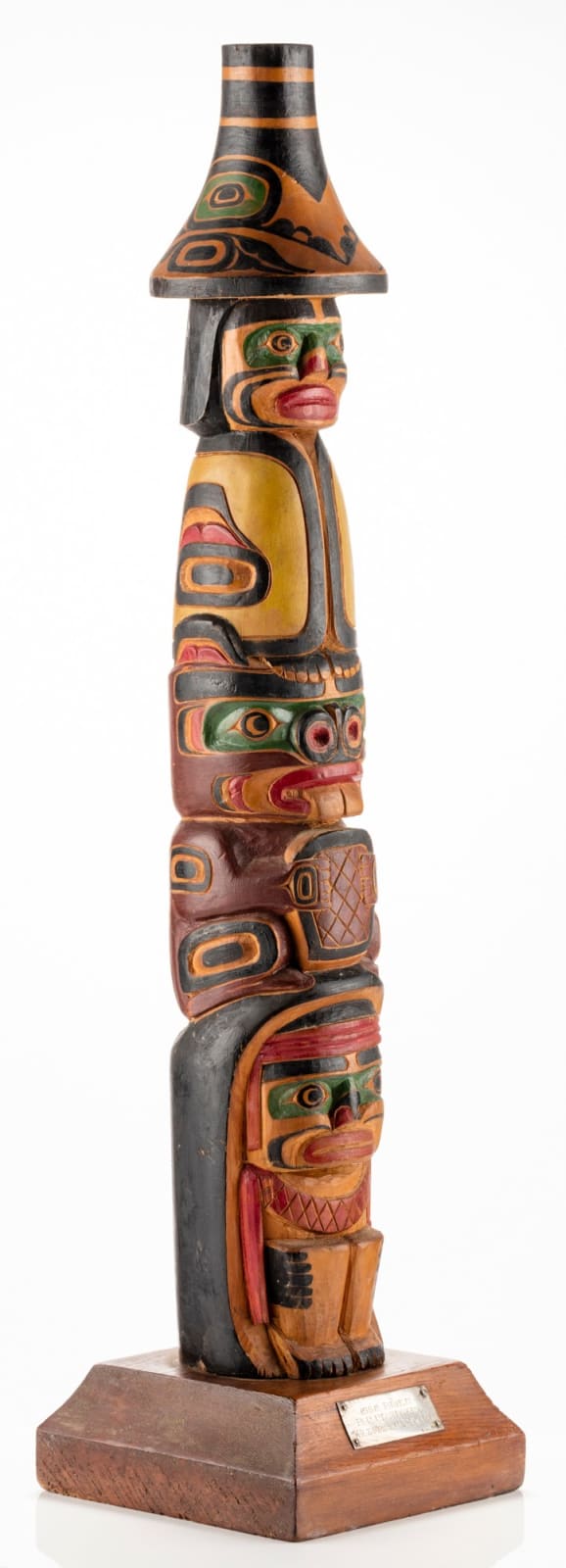 HENRY HUNT SR. (1923-1985), KWAKWA̱KA̱ʼWAKW, Model Totem Pole, c. 1957-58