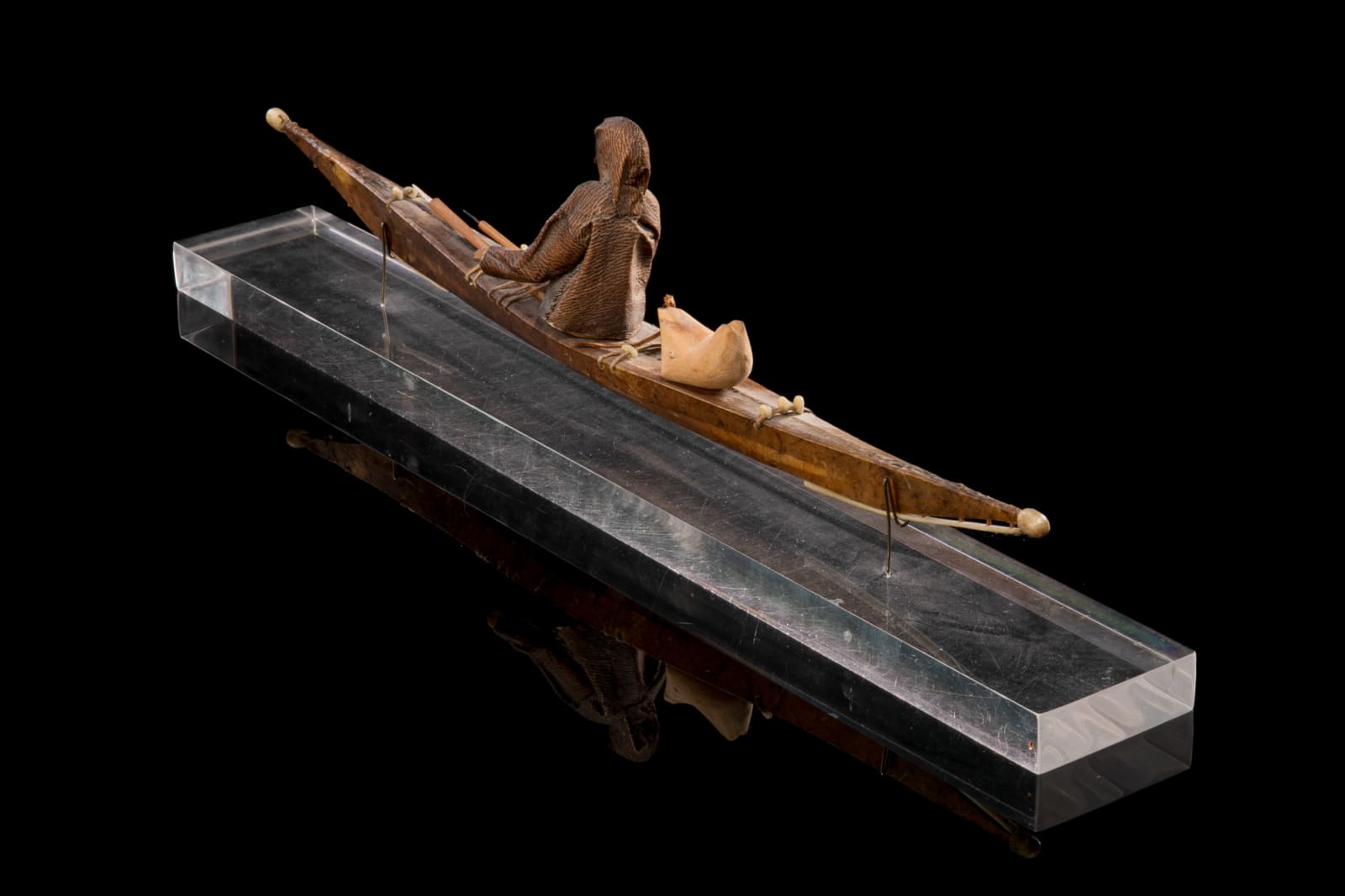 UNIDENTIFIED GREENLANDIC ARTIST, Hunter in a Kayak, early-mid 20th century