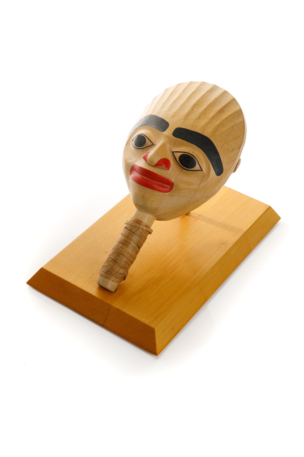 BEAU DICK (1955-2017) KWAKWA̱KA̱ʼWAKW, Clam Shell Rattle, 1984