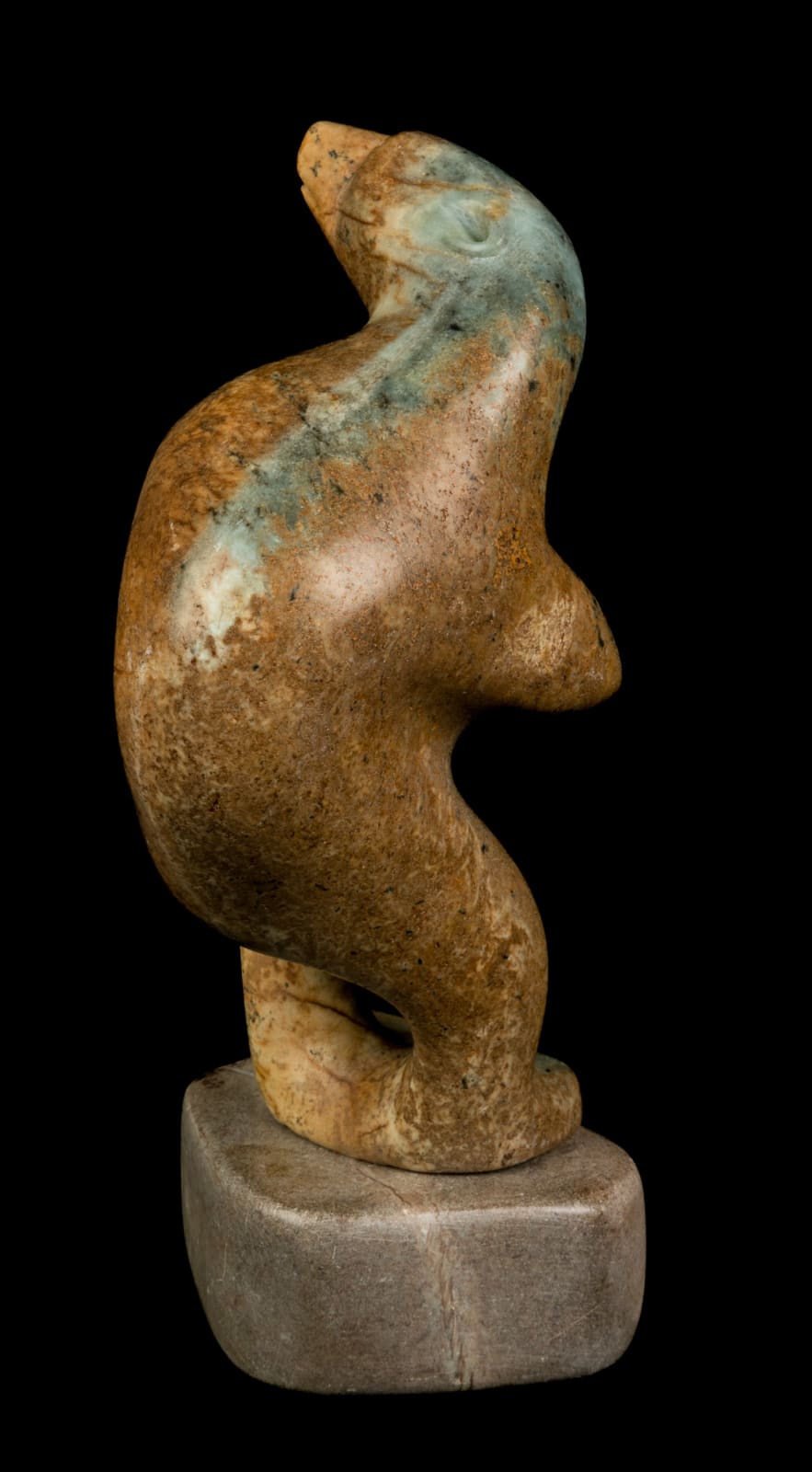 ABRAHAM ANGHIK RUBEN, O.C. (1951-), PAULATUK / SALT SPRING ISLAND, B.C.., Polar Bear Shaman with Clasped Hands, 2000s