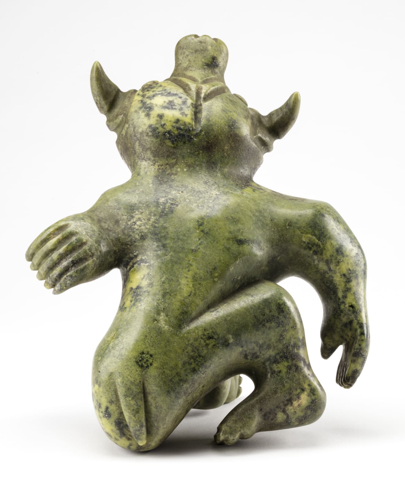 KIUGAK (KIAWAK) ASHOONA, O.C., R.C.A. (1933-2014) KINNGAIT (CAPE DORSET), Howling Transforming Spirit, 1963