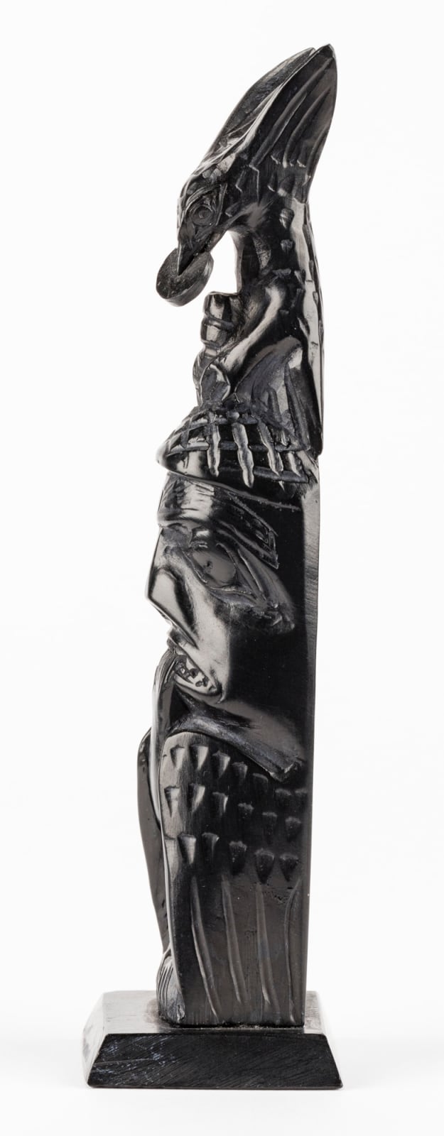 CAPTAIN ANDREW BROWN (1879-1962) HAIDA, Model Totem Pole, c. 1920