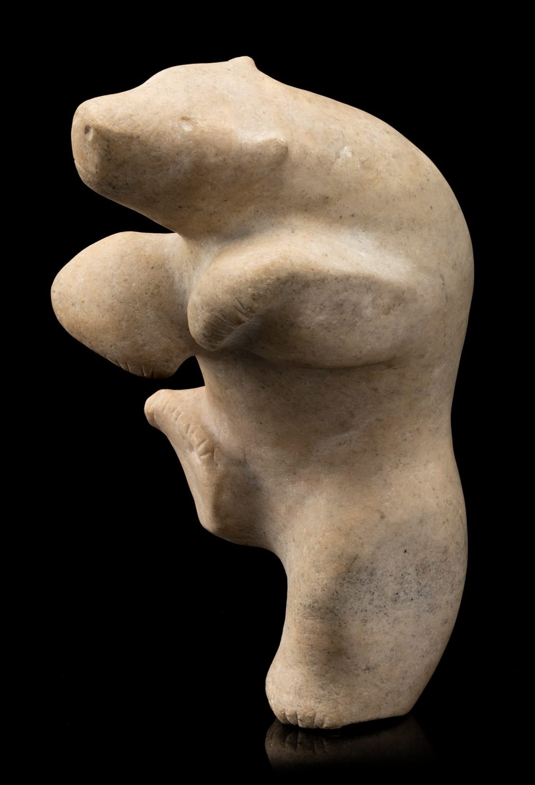 PAUTA SAILA, R.C.A. (1916-2009) KINNGAIT (CAPE DORSET), Dancing Polar Bear, c. 1971-72