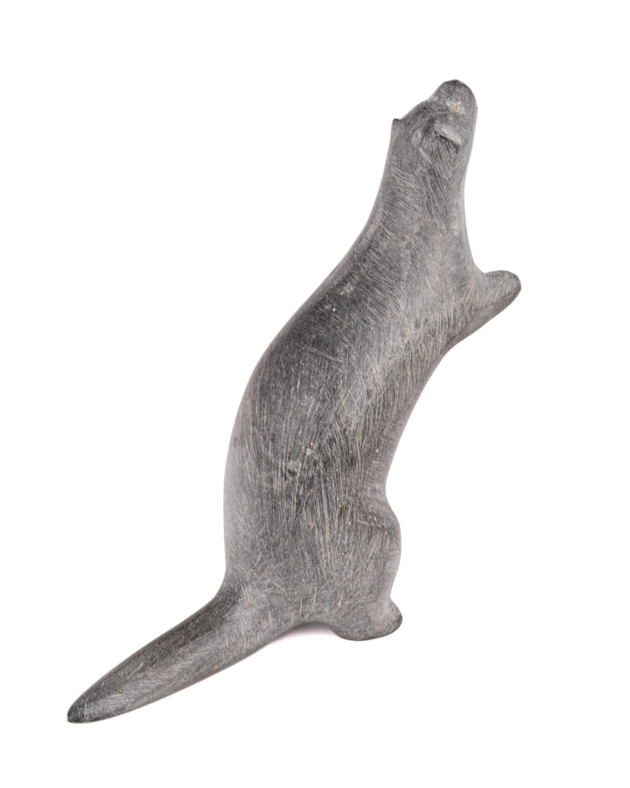 UNIDENTIFIED ARTIST, Probably PUVIRNITUQ (POVUNGNITUK), Otter Standing Guard, early 1950s