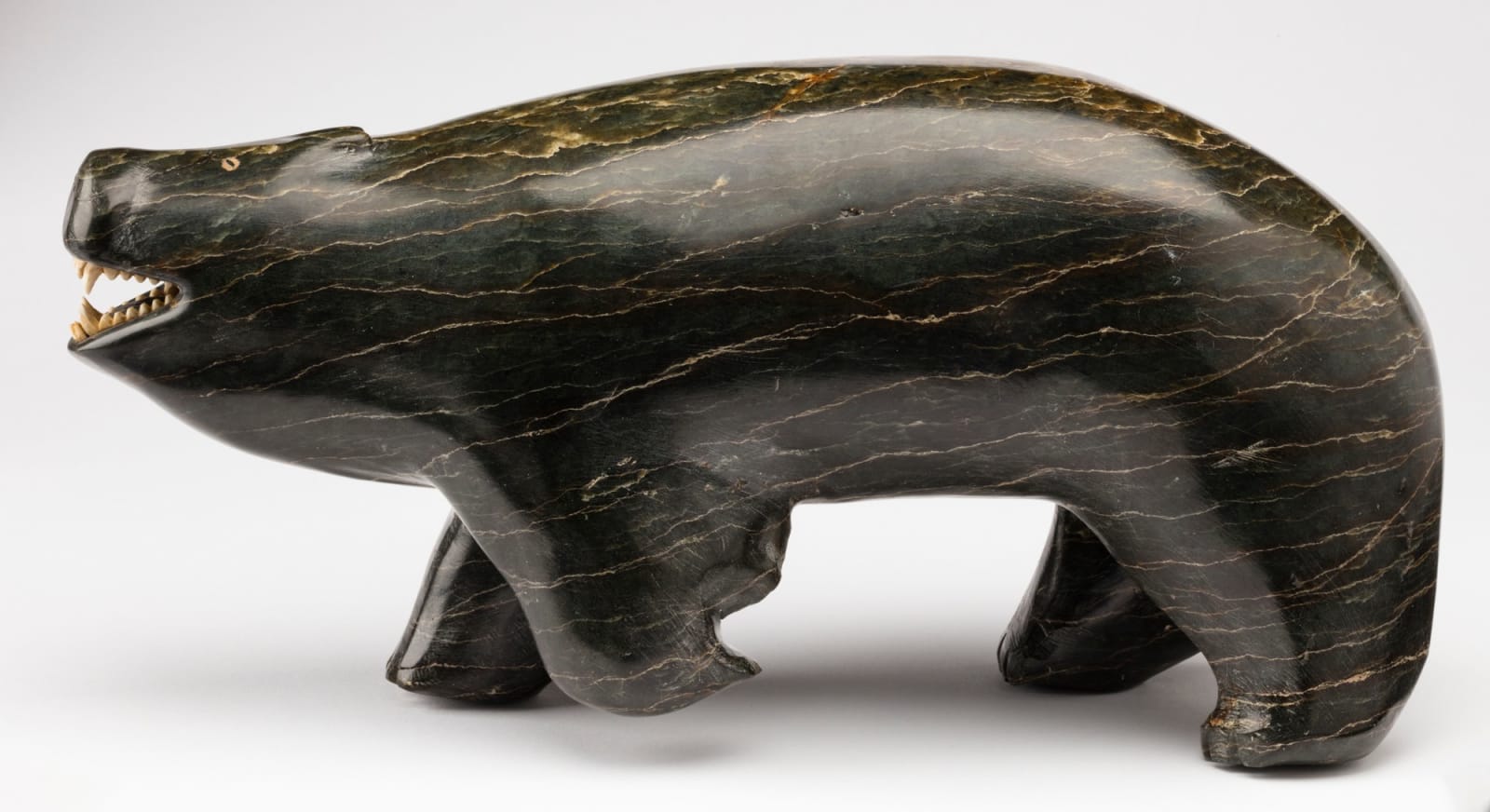 ELIJASSIAPIK (1912-1972) INUKJUAK (PORT HARRISON), Roaring Polar Bear, c. 1952-53