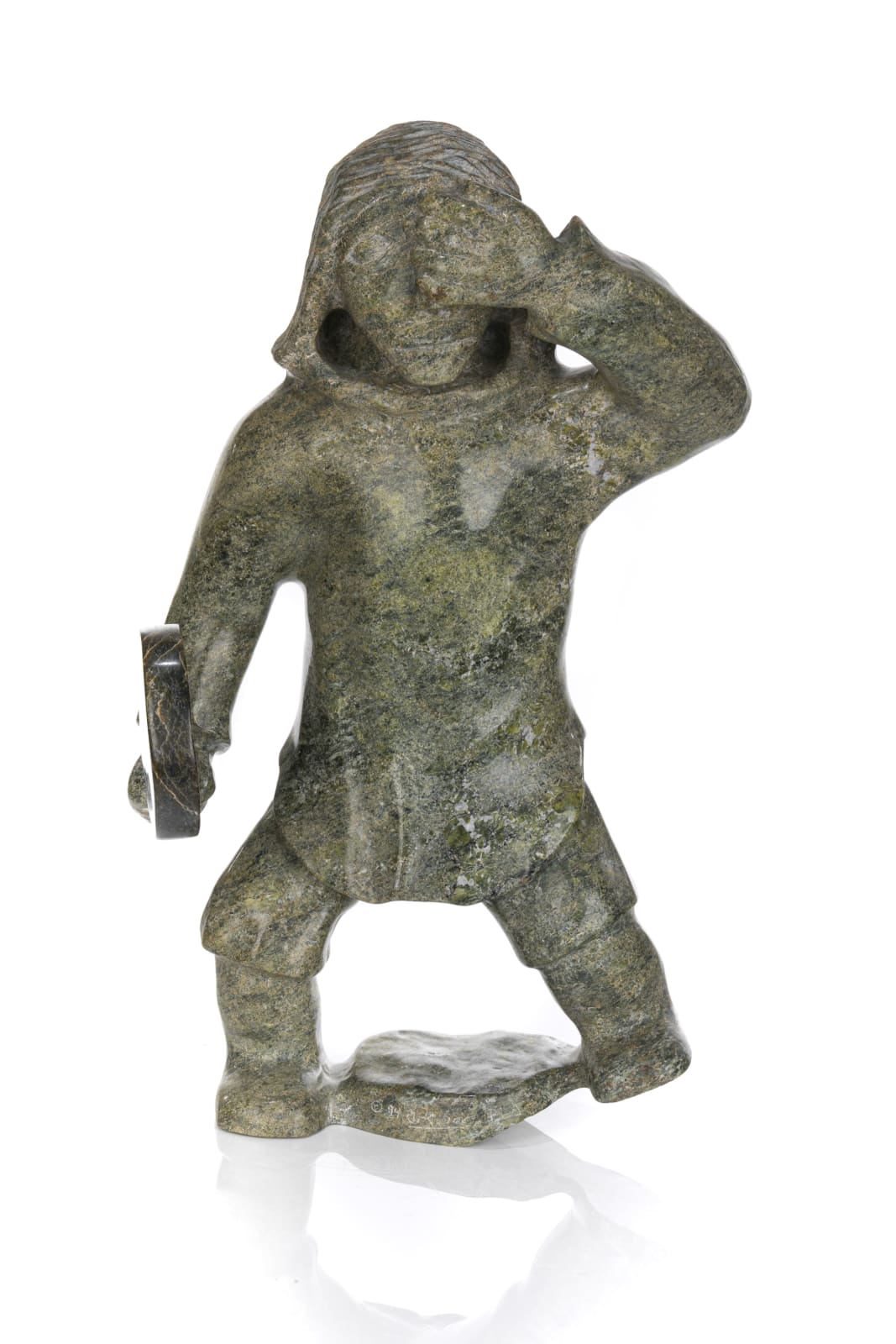 ASHEVAK TUNNILLIE (1956-2018) KINNGAIT (CAPE DORSET), Drum Dancer, 1994