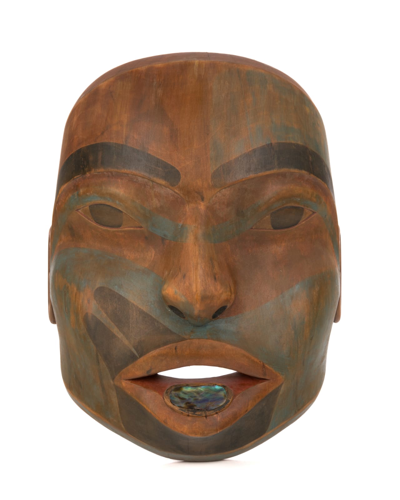 SCOTT JENSEN, NON-INDIGENOUS, ADOPTED TLINGIT, Mask with Labret, c. 2010s