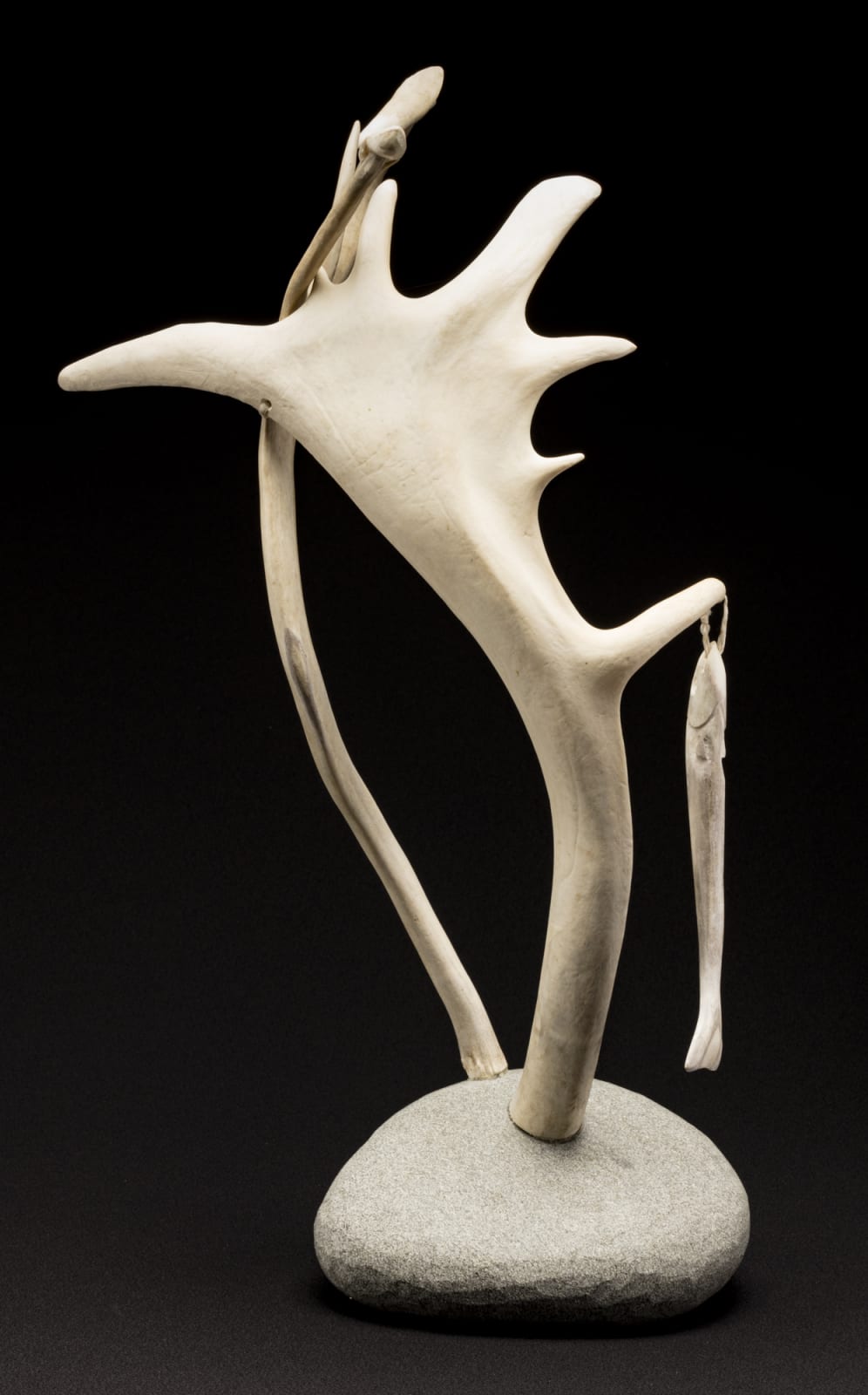 MATTIUSI IYAITUK (1950-) IVUJIVIK, I Got My First Fish, 2006