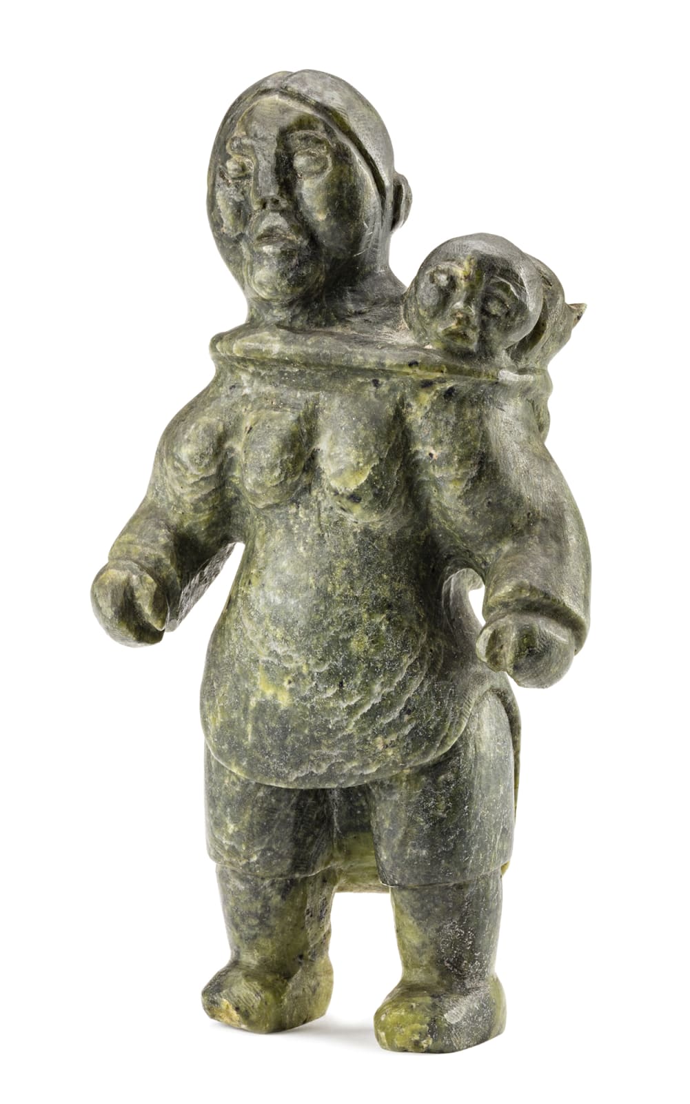 Attr.: KIAKSHUK (1886-1966) KINNGAIT (CAPE DORSET), Mother and Child, 1960