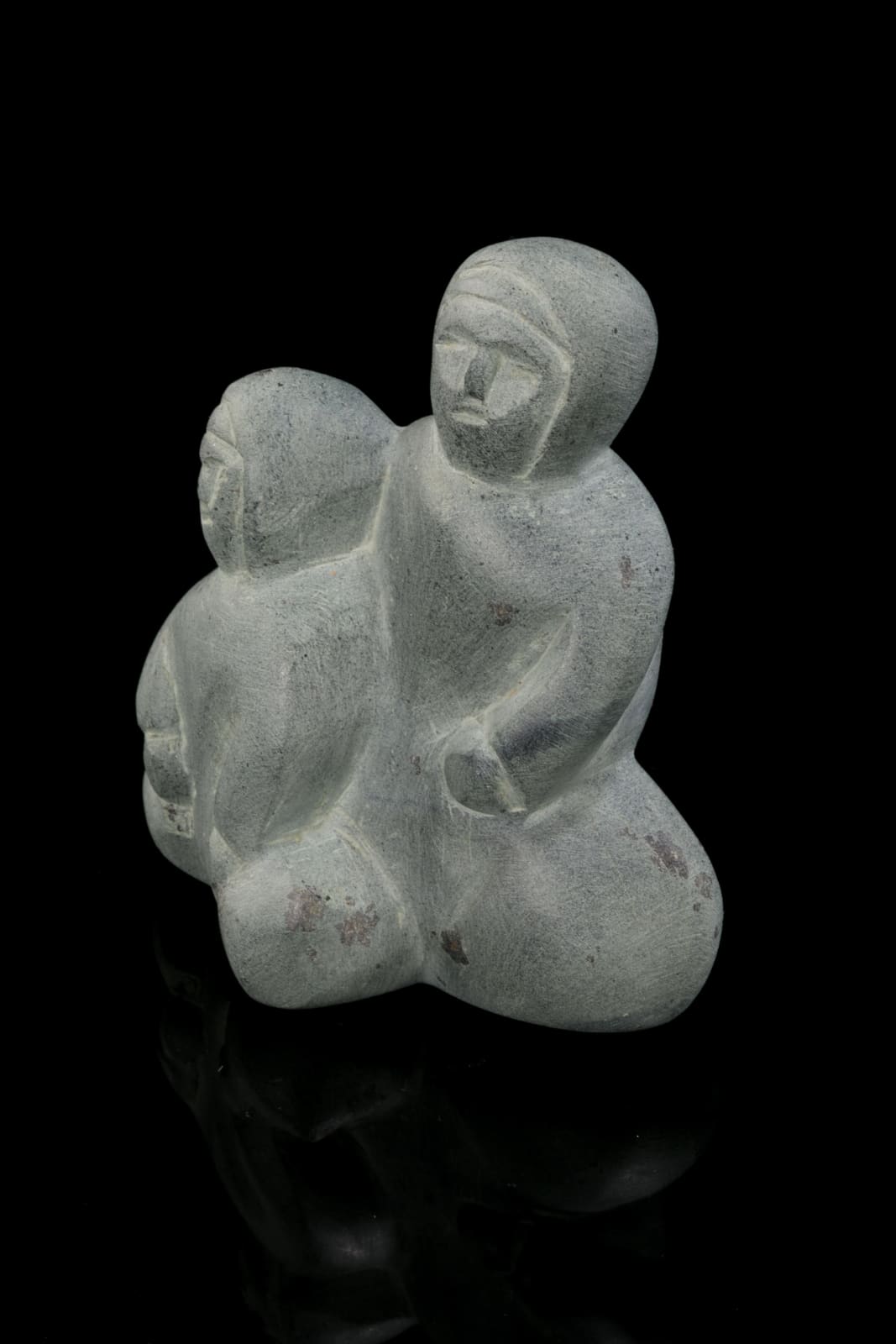 CAMILLE IQULIQ (1963-2005) QAMANI’TUAQ (BAKER LAKE), Mother with Child (Two People), April 1989