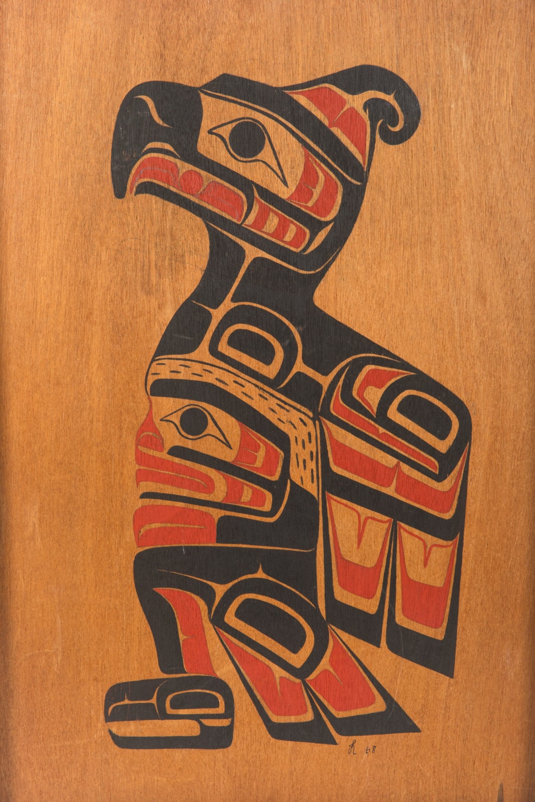 LARRY ROSSO (1944-2006) DAKELH (CARRIER/LAKE BABINE NATION), Kolus, 1968