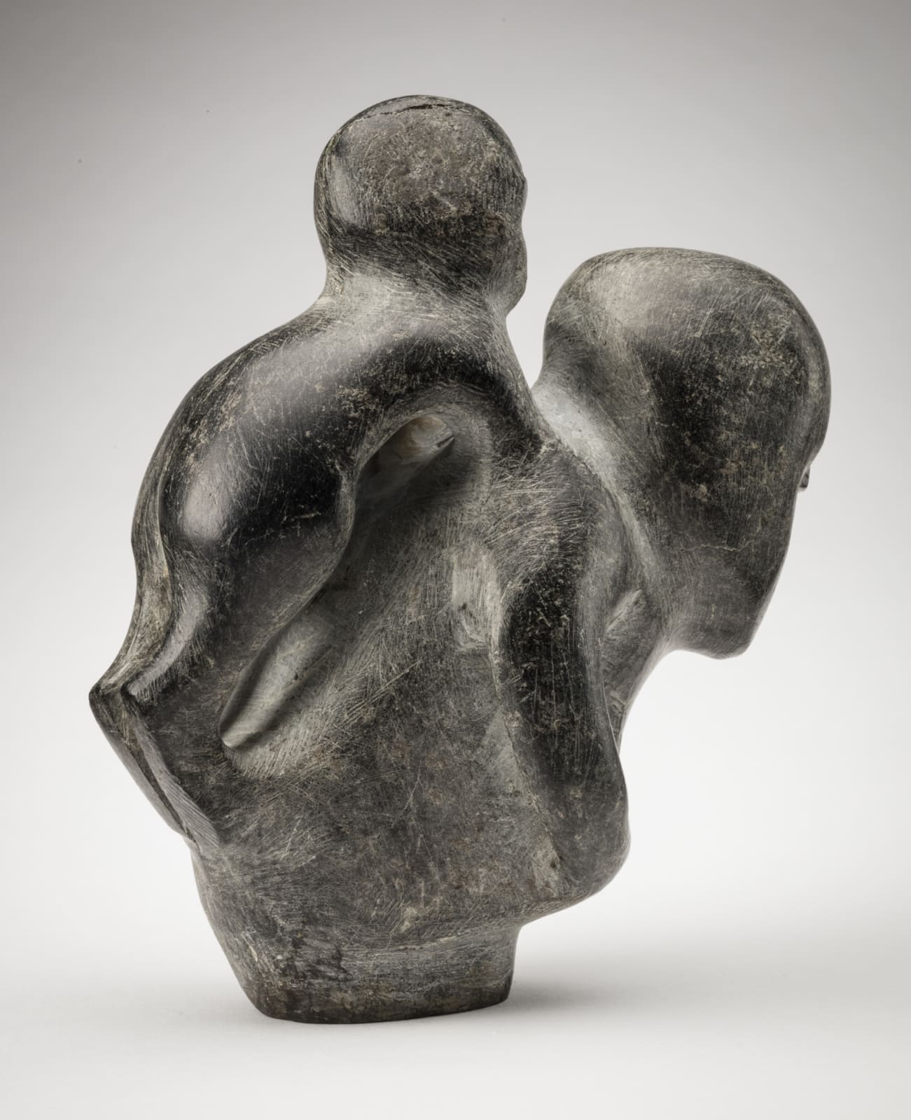 JOHN TIKTAK, R.C.A. (1916-1981) KANGIQLINIQ (RANKIN INLET), Mother and Child, 1965