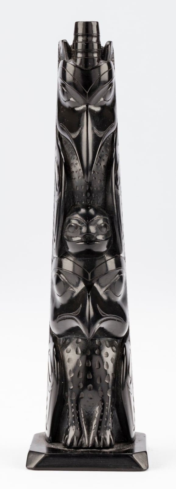 UNIDENTIFIED HAIDA ARTIST, Model Totem Pole, c. 1900-1920
