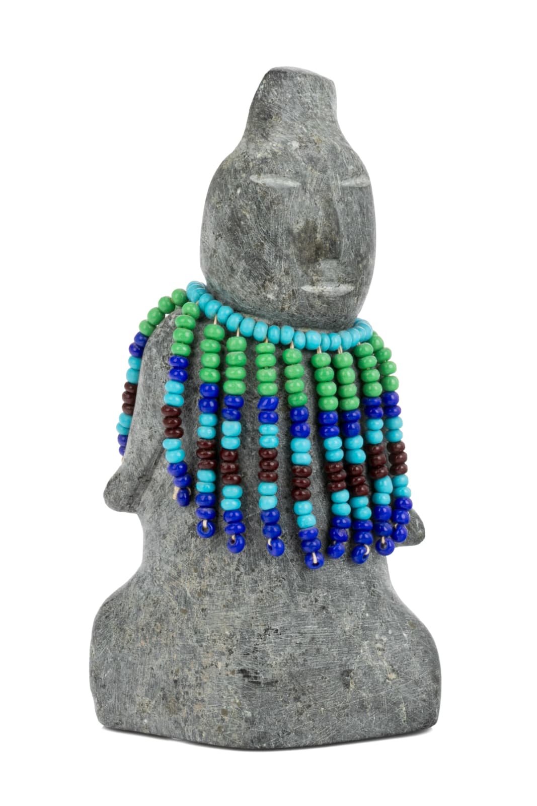 EVA TALOOKI ALIKTILUK (1927-1994) ARVIAT (ESKIMO POINT), Woman in a Beaded Amautiq with Coiffed Hair