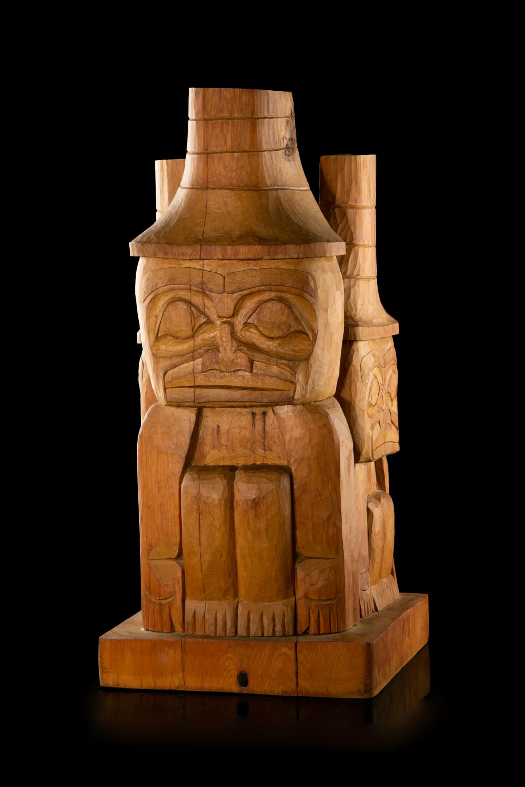 C. JONES JR., HAIDA, SKIDEGATE, B.C., Three Watchmen, 1986