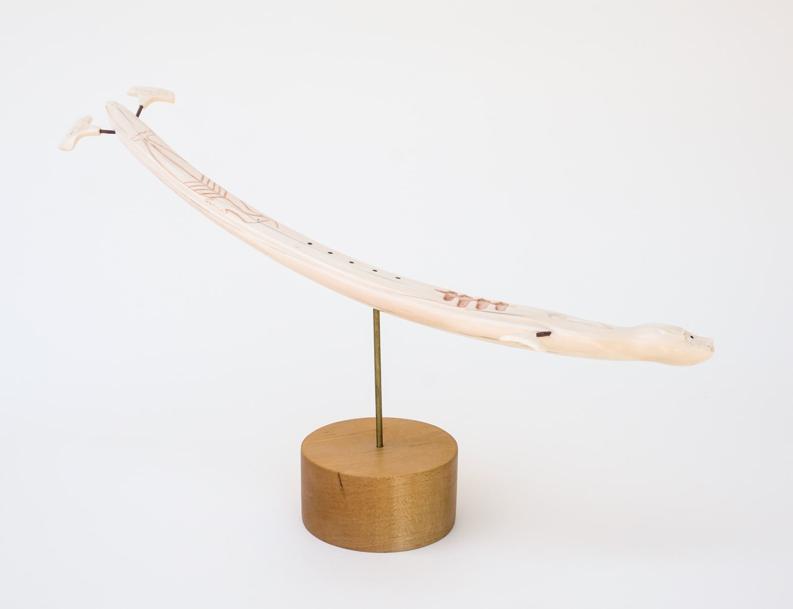 SUSIE PAALLENGETAQ SILOOK (1960-), SIBERIAN YUPIK / INUPIAQ), Swimming Walrus Shaman with Snow Goggles, 2012